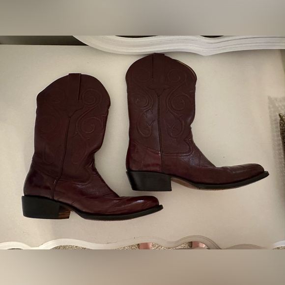 Gavel Patricio eel skin western cowboy boots - Picture 5 of 7